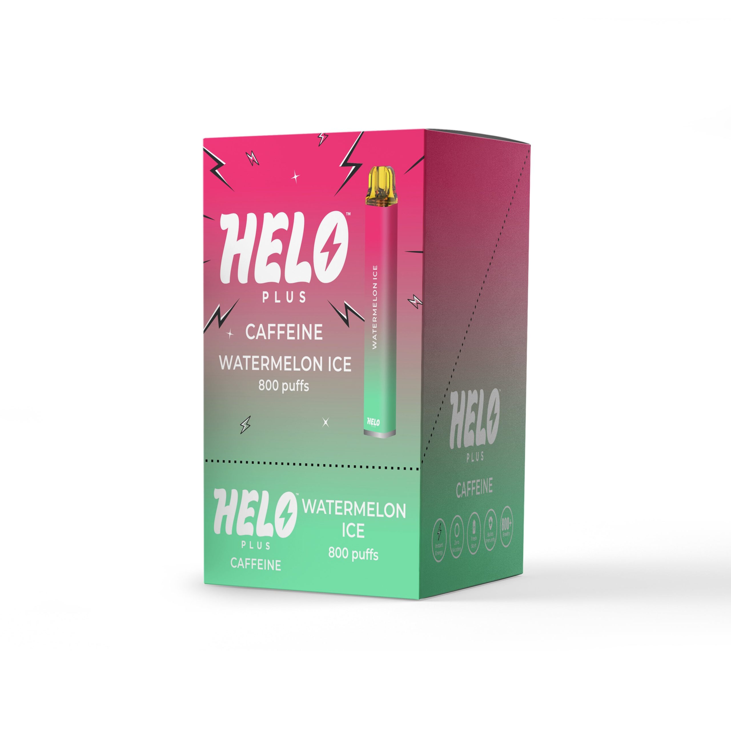 HeloPlusNewLogo-DisplayBox-WatermelonIce.jpg HELO Plus - Watermelon Ice (10 Pack) - Image 1